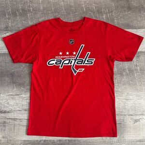 Adidas NHL Washington Capitals Braden Holtby #70 T-Shirt Mens L Red Short Sleeve